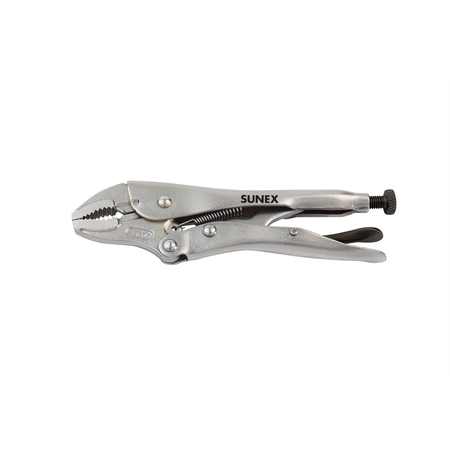 SUNEX Â® Tools 7 in. Curved Jaw Locking Pliers LP7C